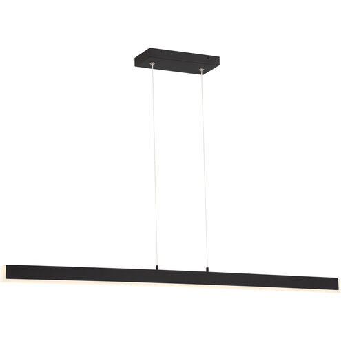 Illume LED 1 inch Matte Black Pendant Ceiling Light