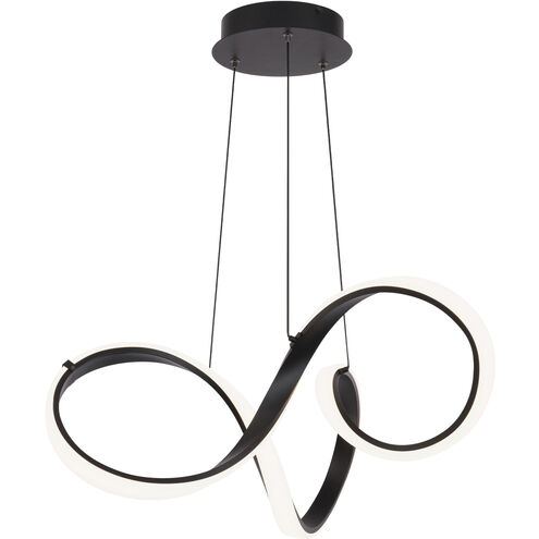 Vornado LED 22 inch Black Pendant Ceiling Light, dweLED