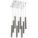 Forest LED 14 inch Chrome Chandelier Ceiling Light