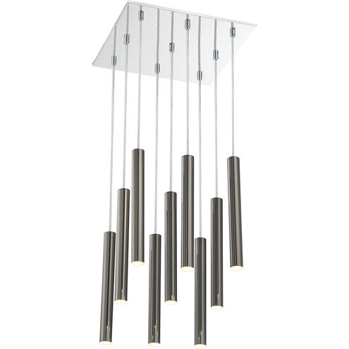 Forest LED 14 inch Chrome Chandelier Ceiling Light