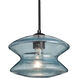 Zen 1 Light Black Cord Pendant Ceiling Light