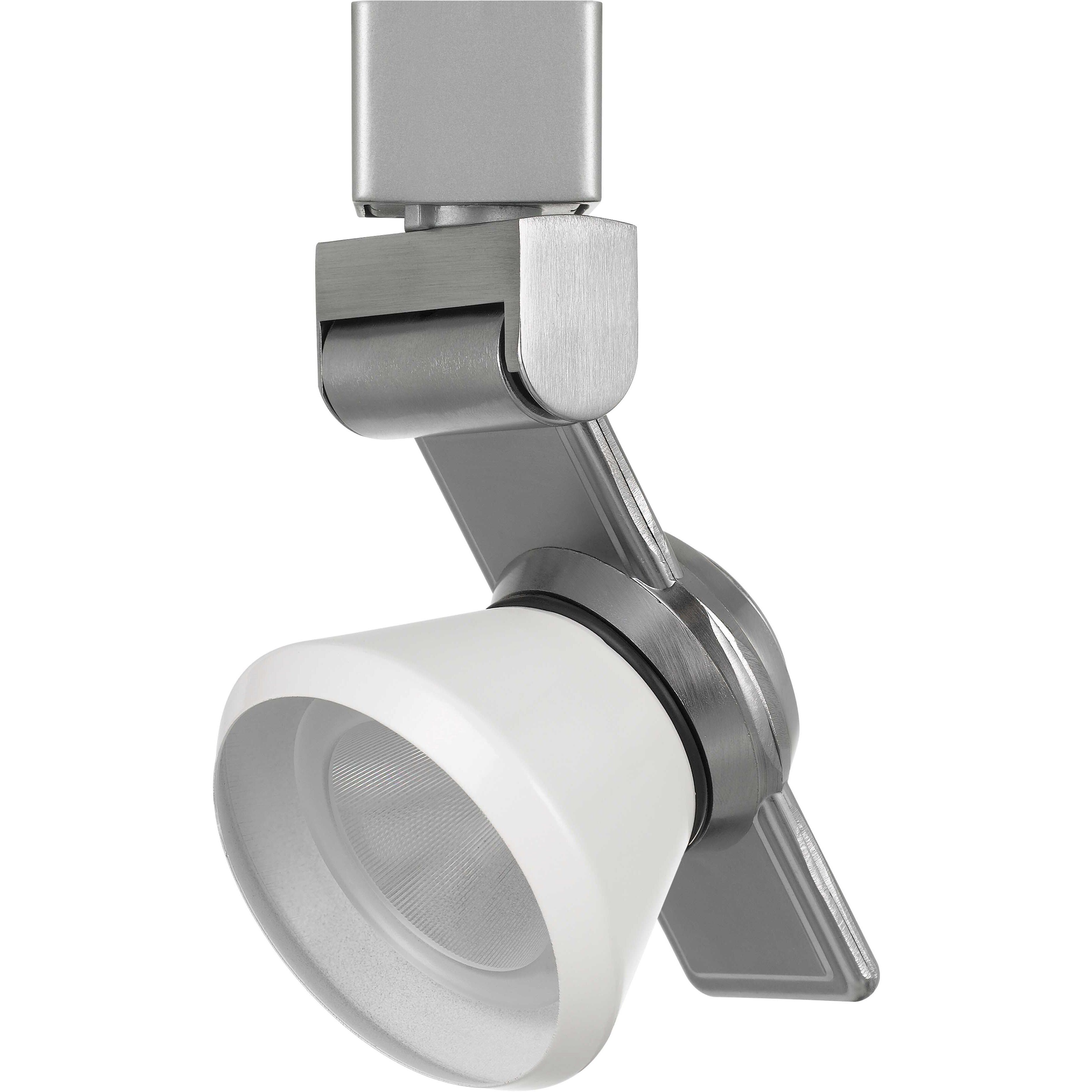 Signature 1 Light Brushed Steel Track Head Ceiling Light