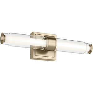 Laurene LED 18.5 inch Champagne Bronze Linear Bath Bar Wall Light, Small