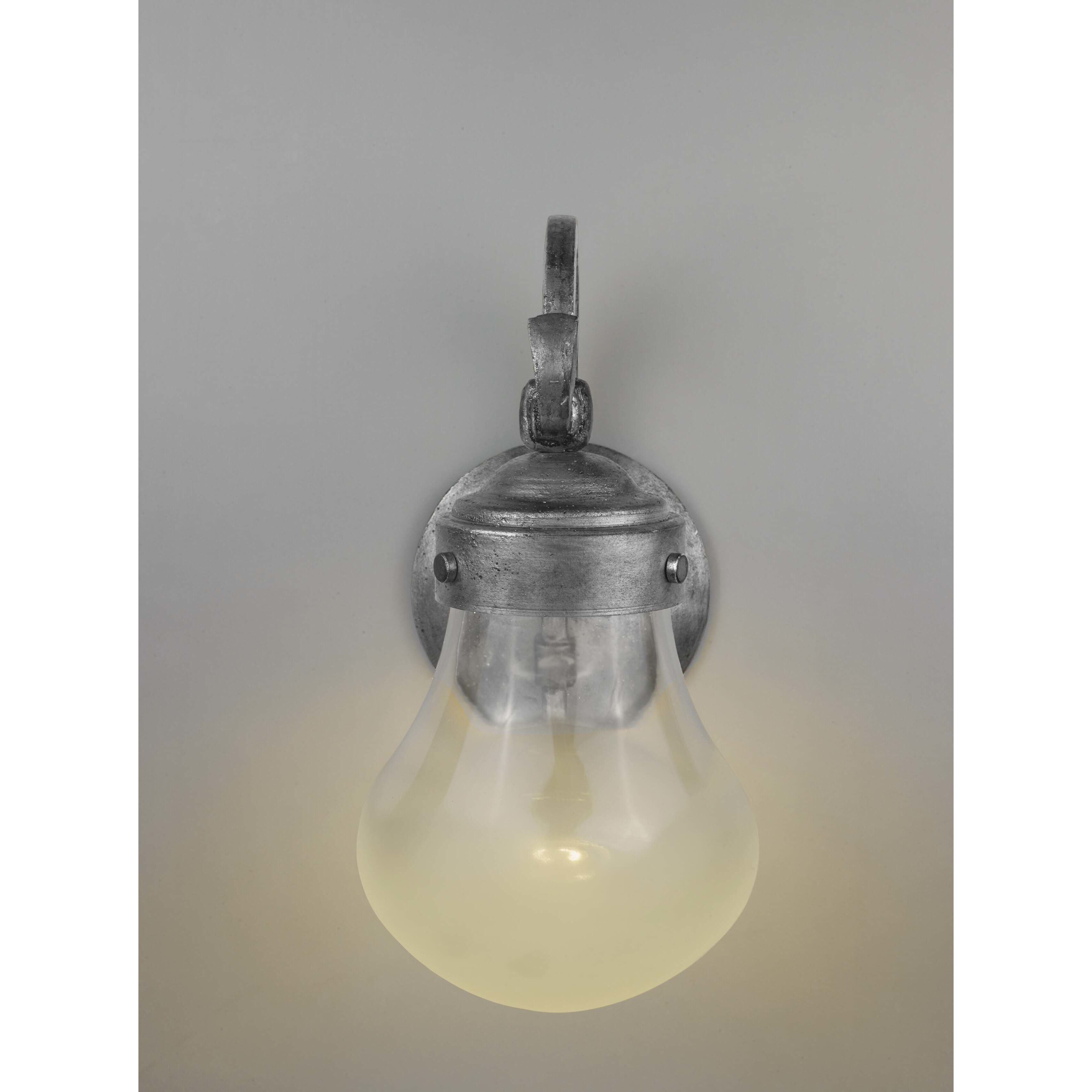 Rustica LED 16.25 inch Blacksmith Outdoor Wall Lantern