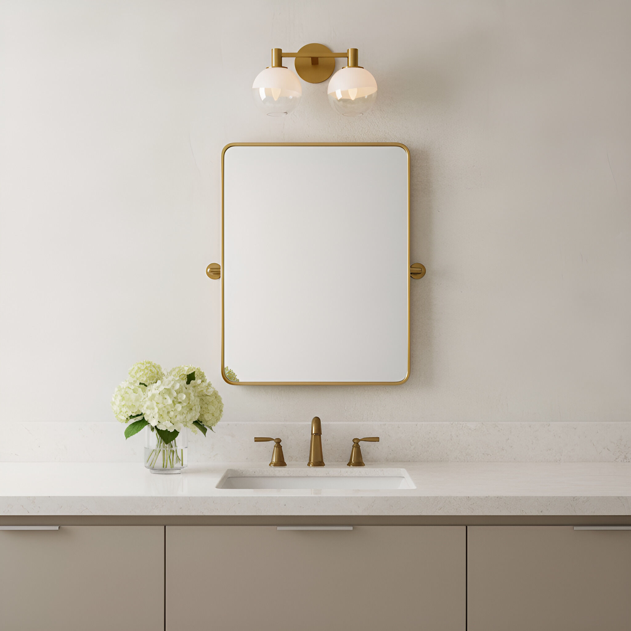 Sean Lavin Torian 2 Light 15 inch Burnished Brass Bath Vanity Wall Light