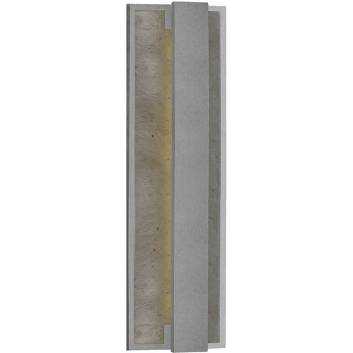 Caspian LED 18 inch Gray Exterior Wall Sconce