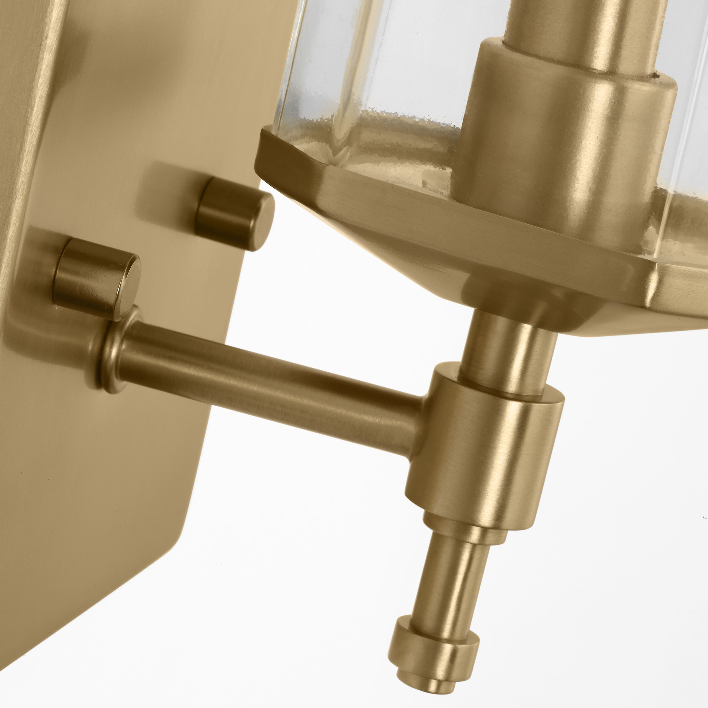 Weiss 1 Light 5 inch Satin Brass Wall Bath Fixture Wall Light