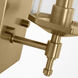Weiss 1 Light 5 inch Satin Brass Wall Bath Fixture Wall Light