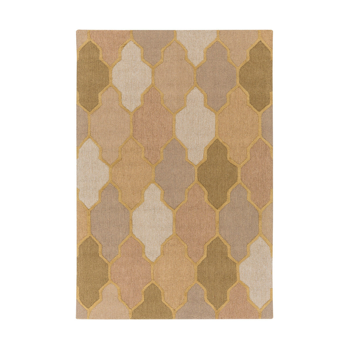 Pollack 60 X 36 inch Khaki Indoor Area Rug, Rectangle