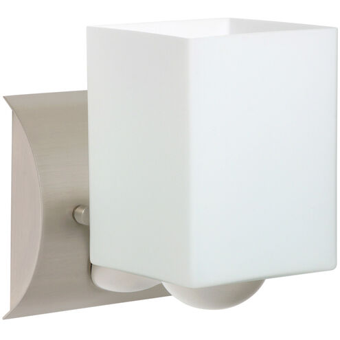 Rise 1 Light 5 inch Satin Nickel Mini Sconce Wall Light in Incandescent