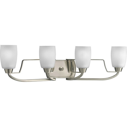 Wisten 4 Light 30 inch Brushed Nickel Bath Vanity Wall Light