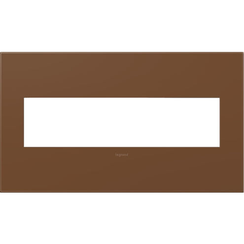 Adorne Cappuccino Wall Plate, 4-Gang
