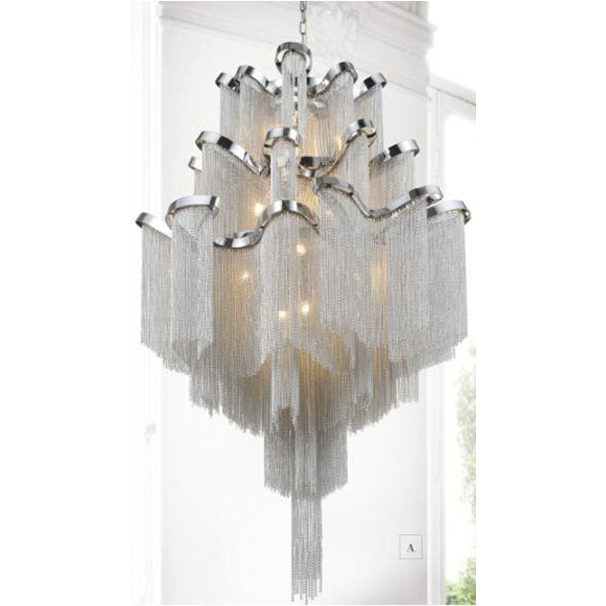 Daisy 17 Light 24 inch Chrome Down Chandelier Ceiling Light