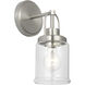 Anders Bath Vanity Wall Light in Brushed Nickel