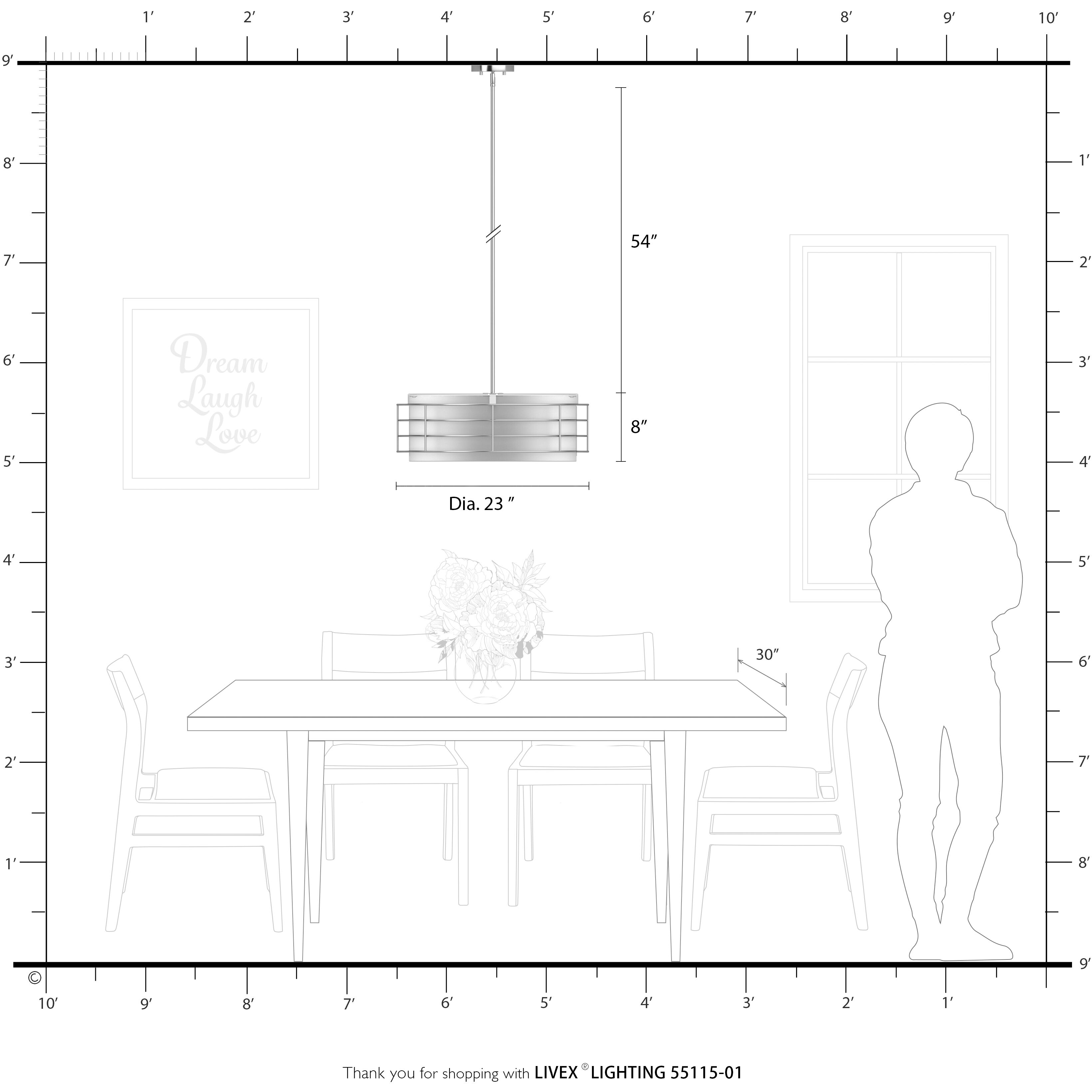 Blanchard 5 Light 23 inch Antique Brass Pendant Chandelier Ceiling Light