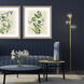 Florals Collection Green Framed Art
