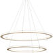 Victoria LED 32 inch Brushed Gold Pendant Ceiling Light