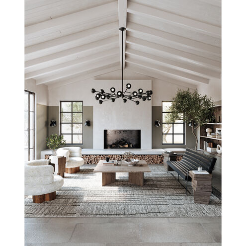 Pomona 2 Light 8 inch Soft Black/Textured Black Wall Sconce Wall Light