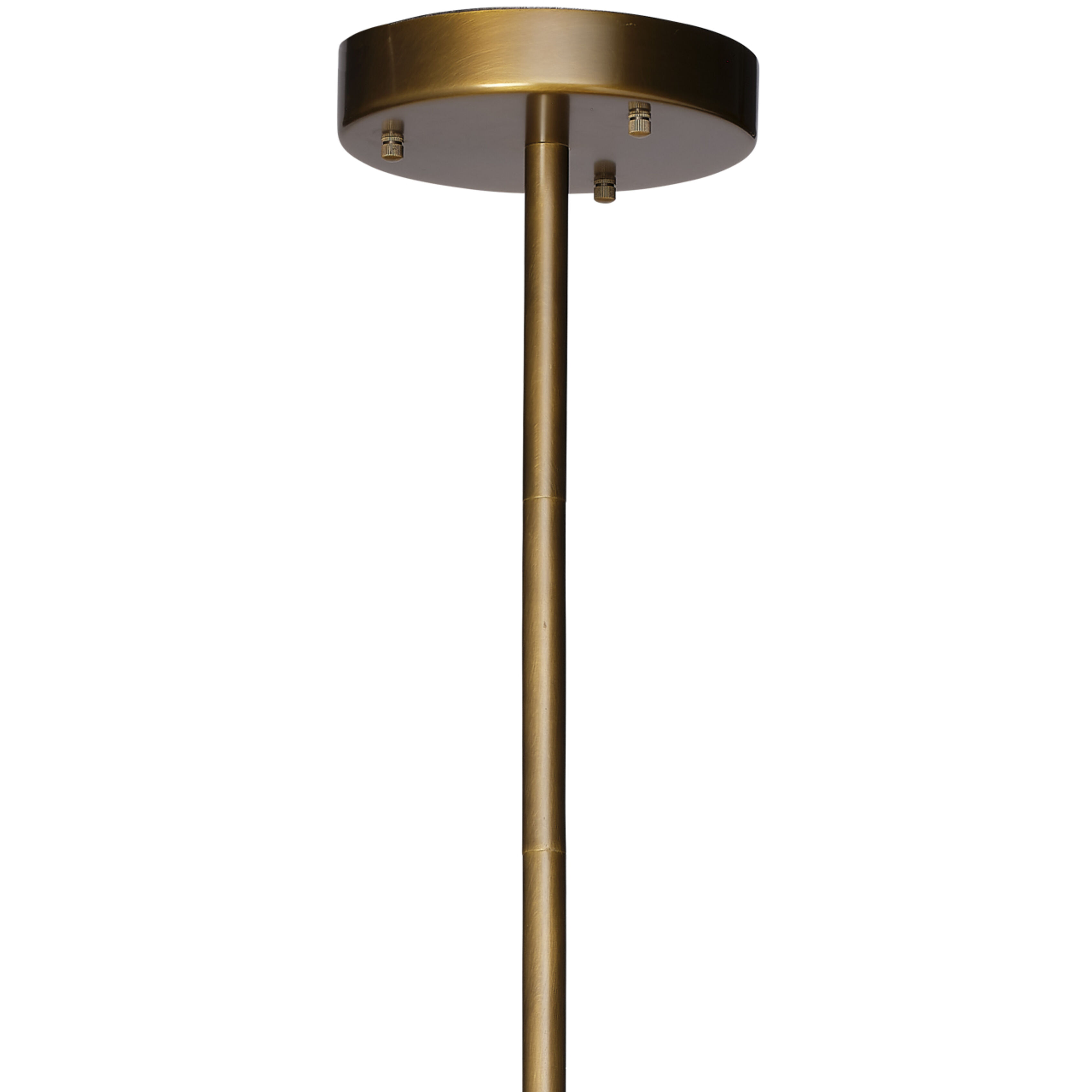 Kingdom LED 28 inch Antique Brass Chandelier Ceiling Light