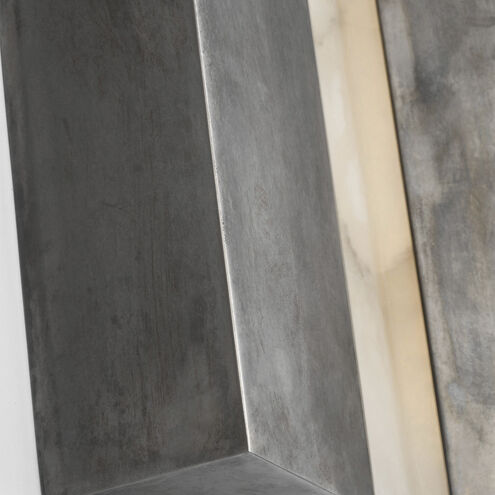 Anne-Marie Barton Austera Sconce Wall Light in Mottled Pewter