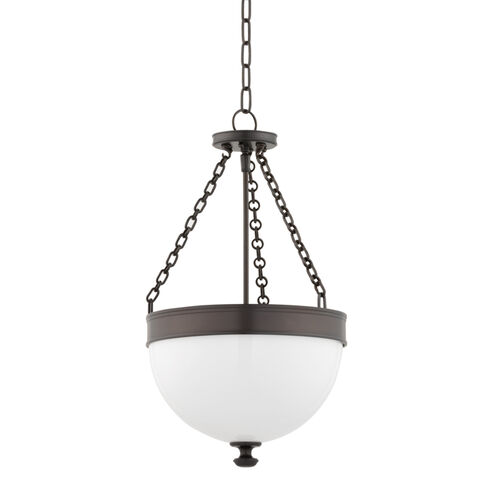 Barrington 3 Light 14 inch Historic Bronze Pendant Ceiling Light