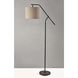 Milo 60 inch 100.00 watt Black Floor Lamp Portable Light, Simplee Adesso