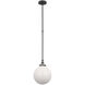 Chapman & Myers Parkington LED 10 inch Bronze Globe Pendant Ceiling Light