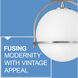 Somerset 1 Light 11.5 inch Brushed Nickel Indoor Semi-Flush Mount Ceiling Light