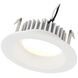 Axel Conversion Integrated LED White Down Light, 4" Recessed Can