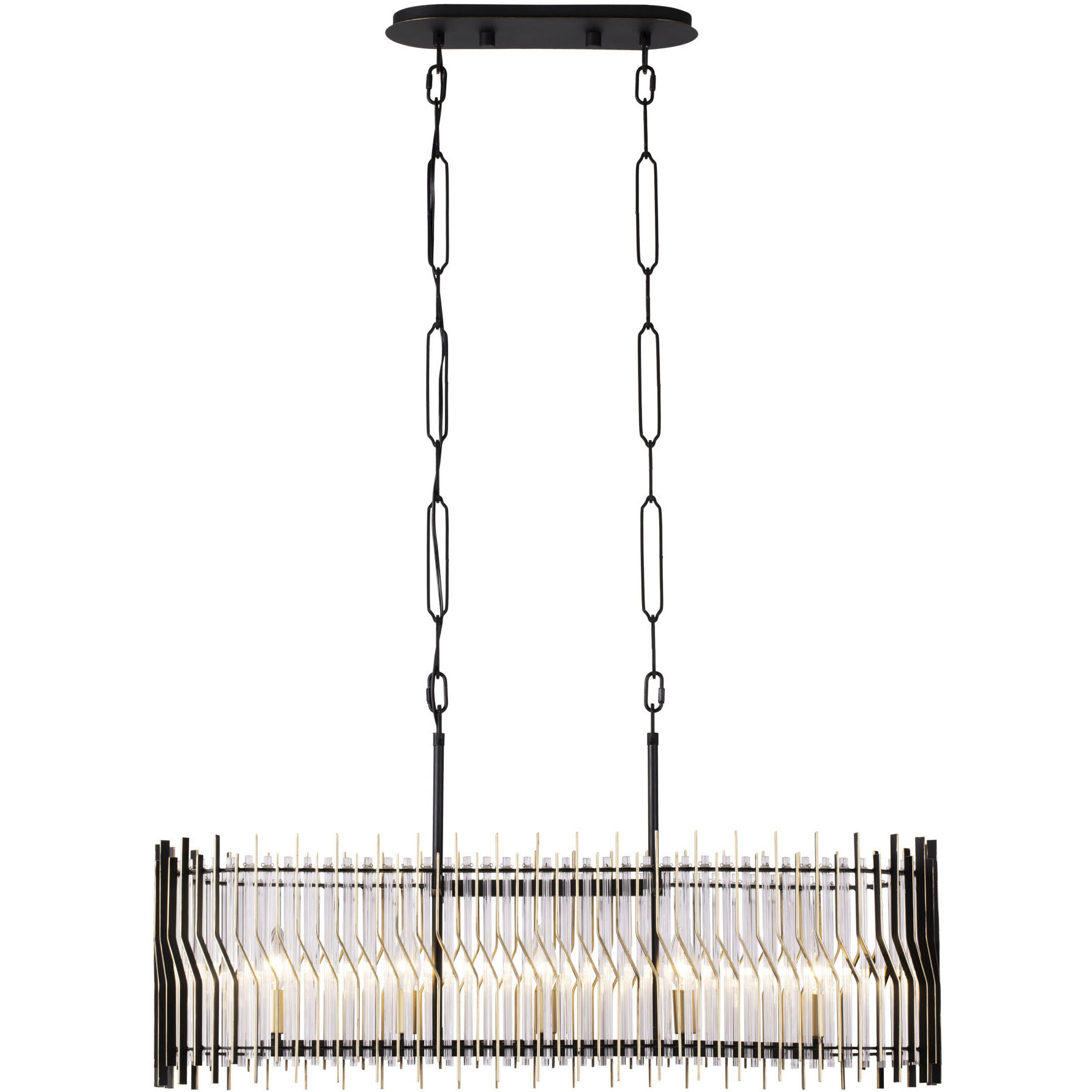 Park Row Linear Pendant Ceiling Light, Smithsonian Collaboration