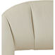 Inga 34 inch Morel Brown and Brushed Brass and Endurance Sand Counter Stool
