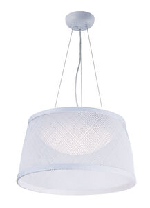 Bahama LED 16 inch White Single Pendant Ceiling Light