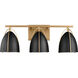 Sean Lavin Norman 3 Light 24.25 inch Bathroom Vanity Light