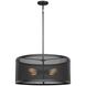 Gereon 4 Light 24 inch Black Pendant Ceiling Light