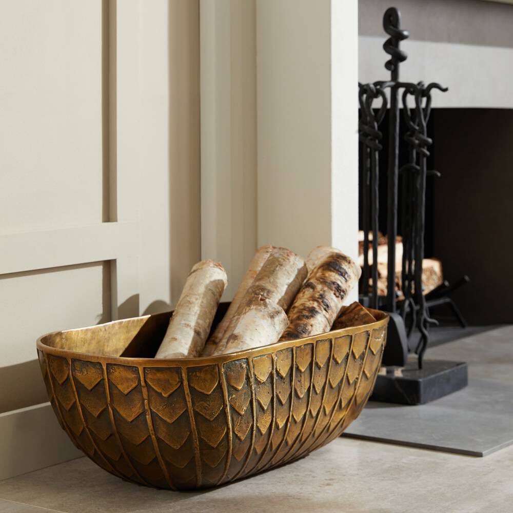 Ezekial Antique Brass Centerpiece