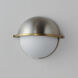Duke 1 Light 9.5 inch Satin Nickel and Satin Brass Wall Sconce Wall Light