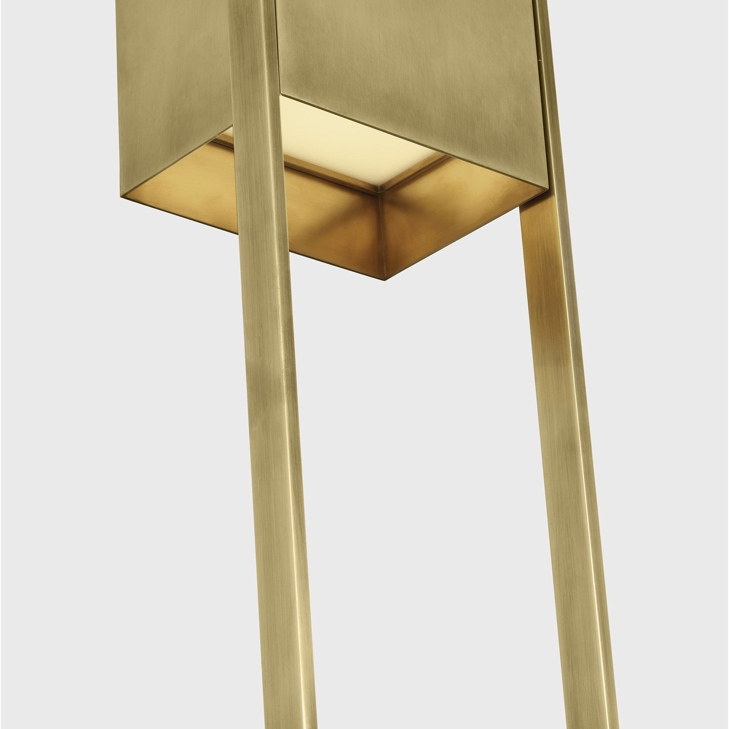 Mick De Giulio Alude LED 24 inch Hand-Rubbed Antique Brass Outoor Wall Light