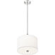 Linden LED 12 inch Brushed Nickel Pendant Ceiling Light