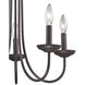 Montgomery 5 Light 20 inch Oil Rubbed Bronze Chandelier Ceiling Light