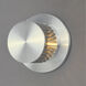 Alumilux Spoked LED 4.5 inch Satin Aluminum Outdoor Wall Mount