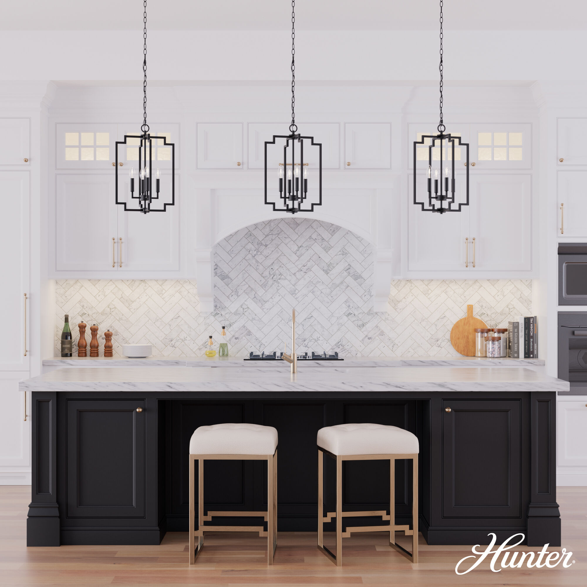 Zoanne 4 Light 14 inch Matte Black Pendant Ceiling Light