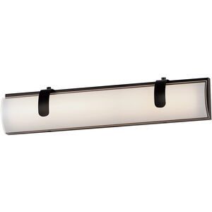 Clutch LED 22 inch Black Bath Vanity Light Wall Light