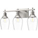 Alora Mood Kingsley 3 Light 21.88 inch Brushed Nickel Bath Vanity Light Wall Light