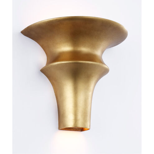 AERIN Lakmos LED 11.5 inch Gild Sconce Wall Light, Small