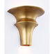 AERIN Lakmos LED 11.5 inch Gild Sconce Wall Light, Small