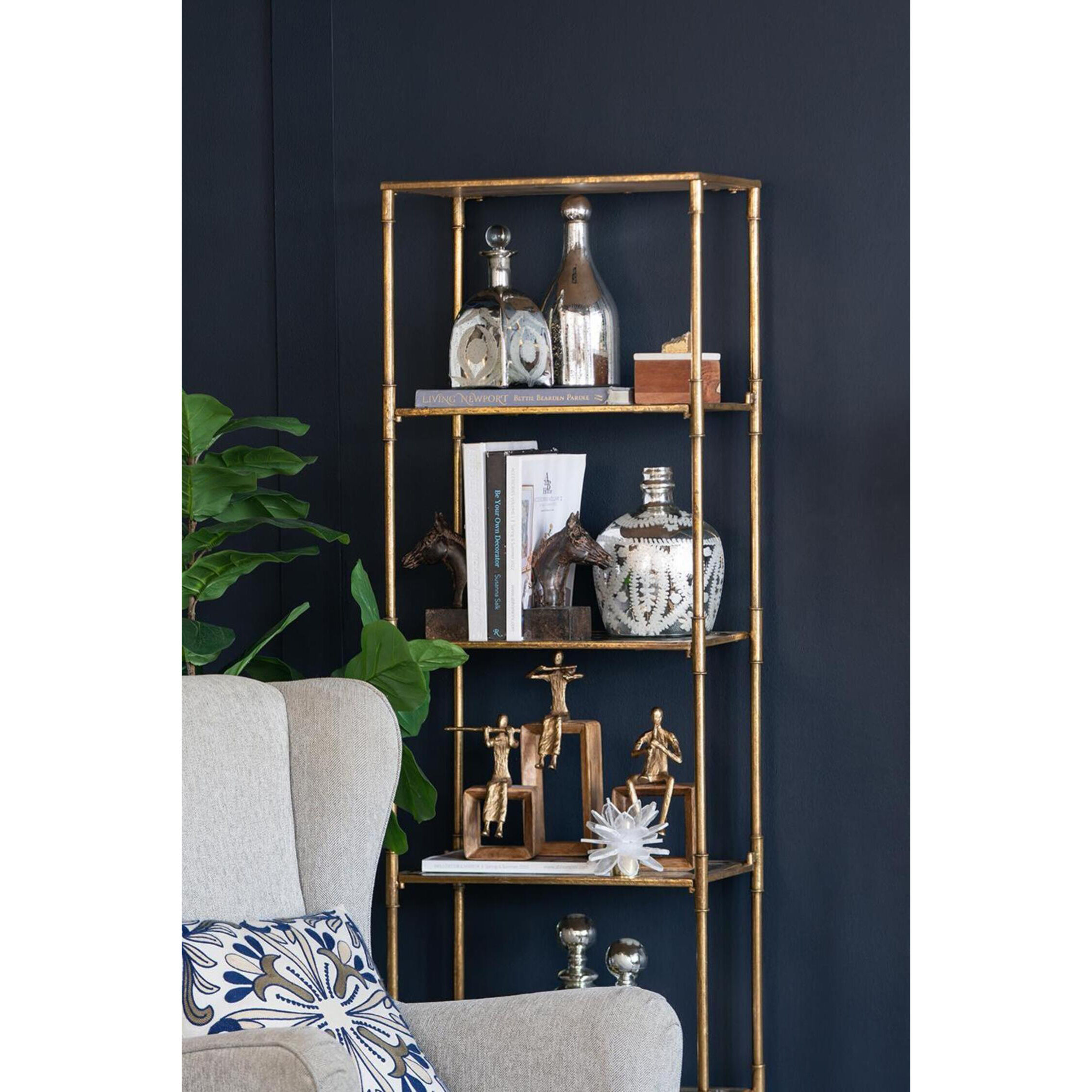 Musician Gold and Natural Figurine