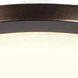 Disc LED 9.5 inch Bronze Flush Mount Ceiling Light