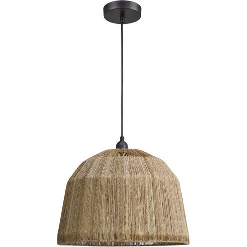 Reaver 1 Light 16 inch Natural Pendant Ceiling Light