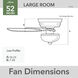 Newsome 52 inch Matte Black with Dark Gray Oak/Matte Black Blades Ceiling Fan