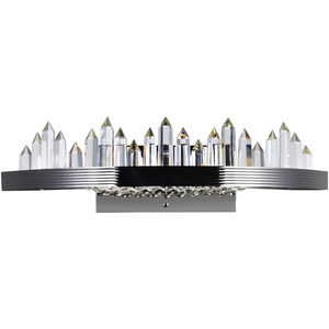 Agassiz 24 inch Polished Nickel Wall Sconce Wall Light